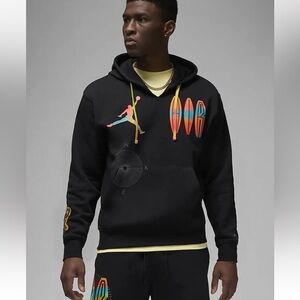 Jordan Nike Neon Jumpman Flight MPV Hoodie